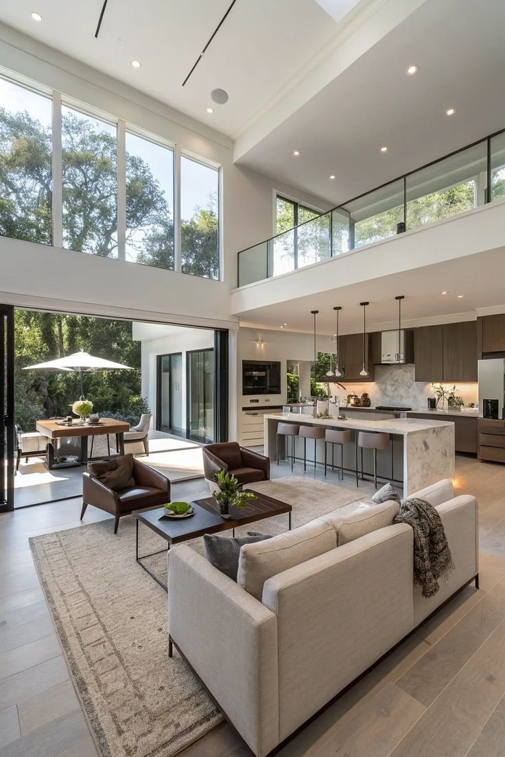 15+ Inspiring Open Kitchen Living Room Ideas