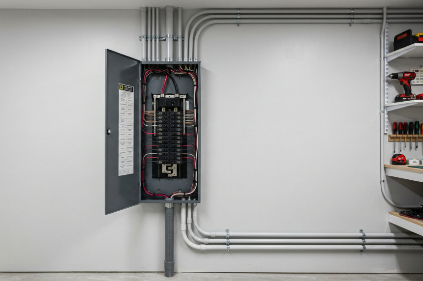Electrical and plumbing upgrades