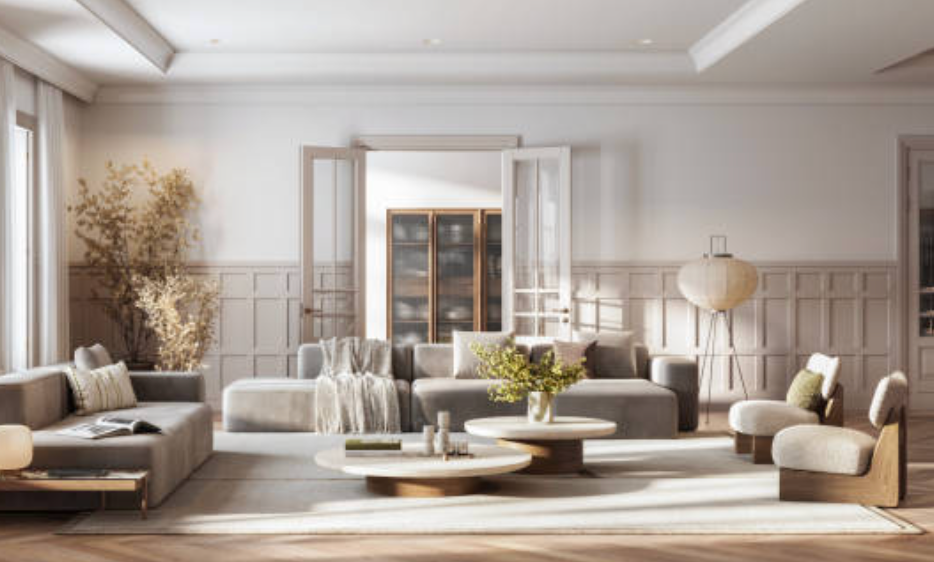 Living and dining room interiors